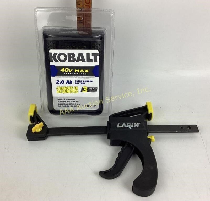 Kobalt 40v max lithium-Ion battery quick charge