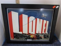 REPRODUCTION METAL LIONEL TRAINS SIGN