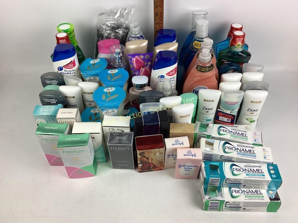 Assorted Hygiene products new unopened, including