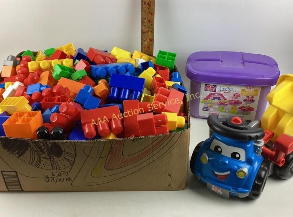 Mega Blocks assorted, Mega Blocks toy dump truck