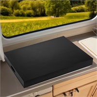 RV Stove Top Cover for 3/4 Burner  Black