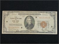 1929 $20 Federal Reserve FR-1870b