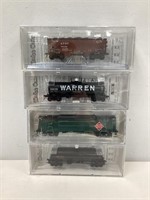 Four Kadee HO Scale Train Cars NIB