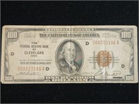 1929 $100 Federal Reserve FR-1890d