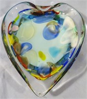 TUTTI FRUTTI CONFETTI MULTI-COLORED ART GLASS BOWL