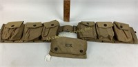 US military issue ammo belt & pouch