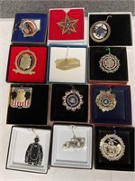 Twelve FBI Christmas Ornaments