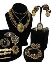 Collection Victorian Style Costume Jewelry