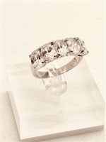 Estate Ring 5 Oval Brilliant stones .5ct ea