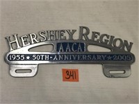 Vintage Hershey Region AACA Metal Sign/Placard