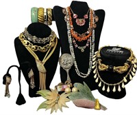 Collection Vintage Rhinestone Costume Jewelry