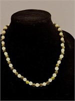 Antique Jade & Ivory? Beads  lovely old pc