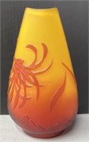 Amberina Art Glass Vase