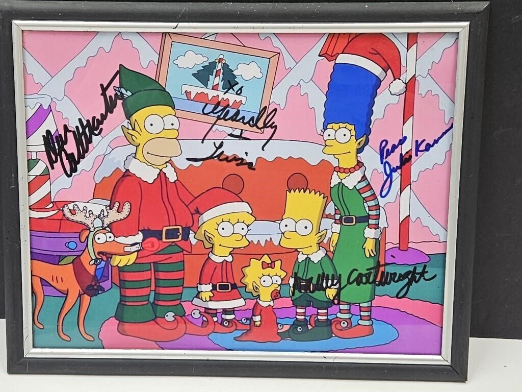 AutographedCast of Simpson's NO COA