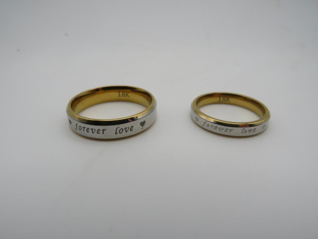 18Kt. Gold Wedding Rings