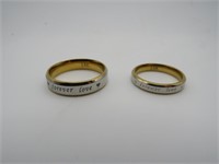 18Kt. Gold Wedding Rings