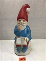 Vintage Empire Yard Gnome Blow Mold Figure