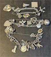 Sterling Silver Jewelry Charm Bracelets
