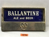 Vintage Ballantine Ale and Beer Sign