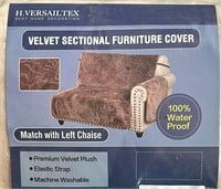 40$-h. versailtex velvet sectional furniture