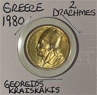 Greece 1980 2 Drachmes