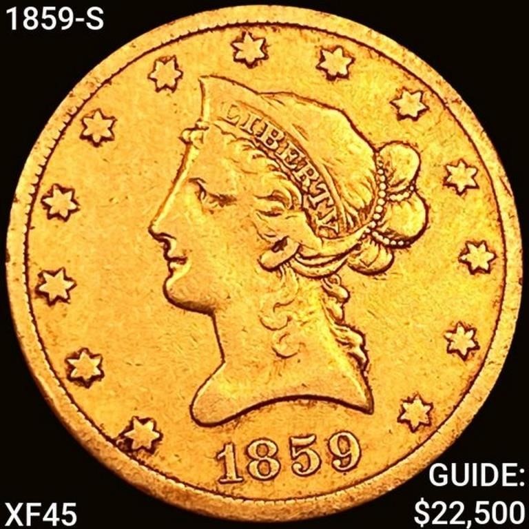 1859-S $10 Gold Eagle