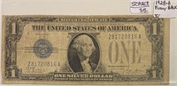 US 1928A Scare Funny Back Silver Certificate