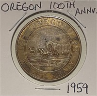 1959 Oregon Trail 100th Annv. Medal
