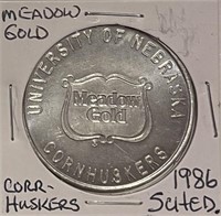 1986 Gold Medal Husker Schedule