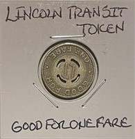 Lincoln Transit Good For One Fare Token