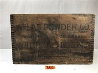 Vintage Atlas Powder CO, Explosives Crate