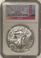US 2011S Eagle MS69 NGC Early Releases