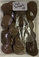 US (100) Wheat Cents