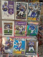 football cards most if not all are vikings
