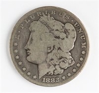 1882-CC US MORGAN SILVER $1 DOLLAR COIN