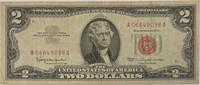 1963 $2 RED Seal US Note