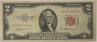 1953A $2 RED Seal US Note