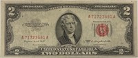 1953B $2 RED Seal US Note