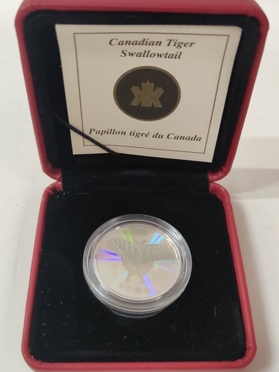Royal Canadian Mint Tiger Swallowtail Butterfly