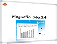 $33  Lockways 36x24 Inch Magnetic Dry Erase Board