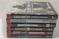 Ps3 Games incl Call of Duty 4, Ufc 2009, Gta Iv,