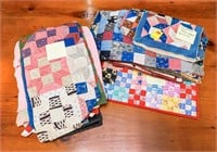 (20) Assorted Doll Crib Quilts
