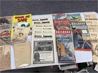 Collection of Antique Railroad Magazines