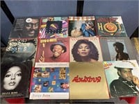 Lot of 12 vintage records Ray Charles Nina Simone