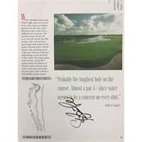 Steve Bartkowski signed magazine page