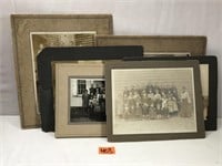 Various Black and White School House Photographs