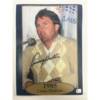 Professional golfer Lanny Wadkins signed photo