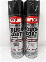 2-Pack Krylon Tough Coat Black High Gloss Enamel