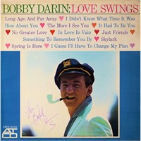 Bobby Darin Love Swings signed album