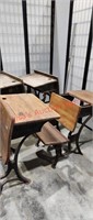 Eclipse  school house antique  furniture  desk